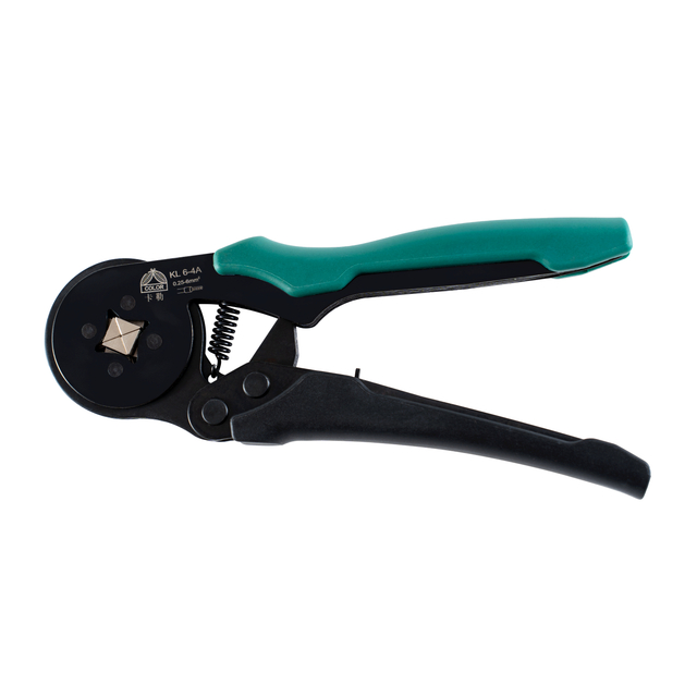 Multi-Range Mini Self-Adjustable Crimping Pliers for End Sleeves KL6-4A,Wire Ferrule Crimping Tool for AWG24-10