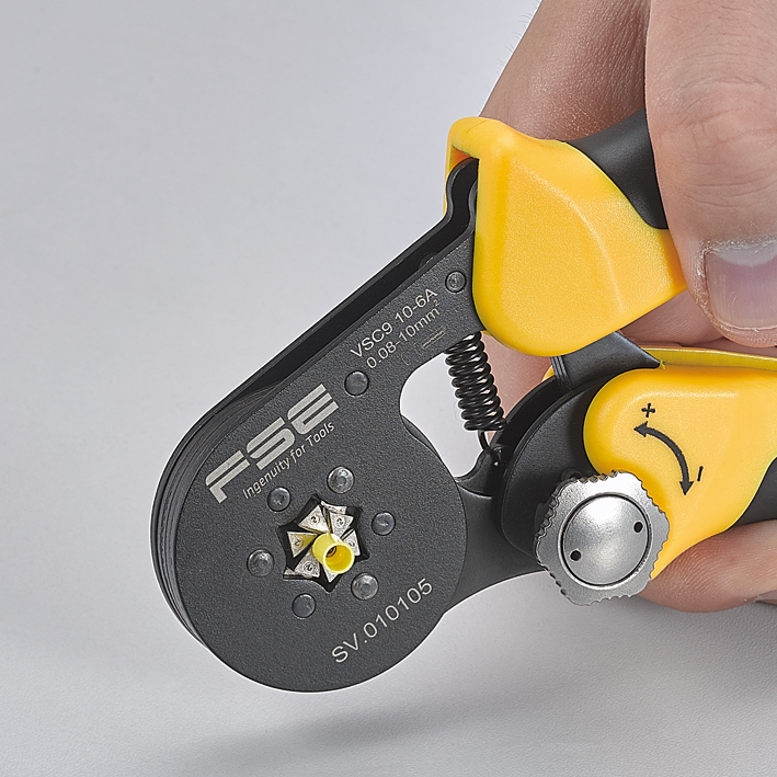 ferrule crimping tool mechanism and die profile
